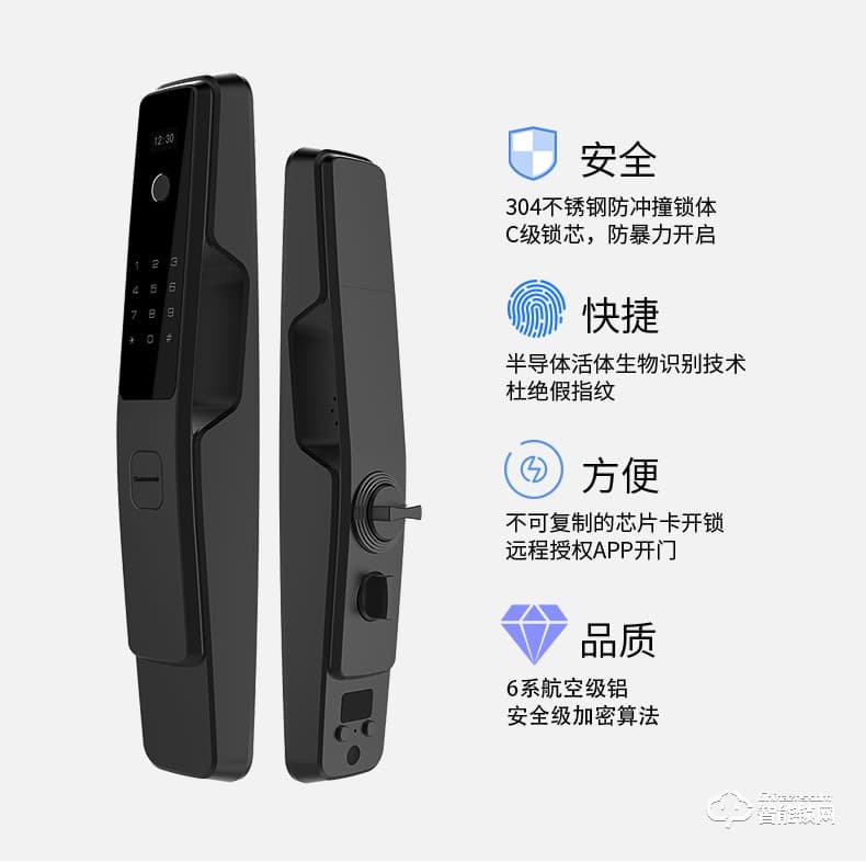 长虹智能锁 Q1家用防盗门电子密码锁
