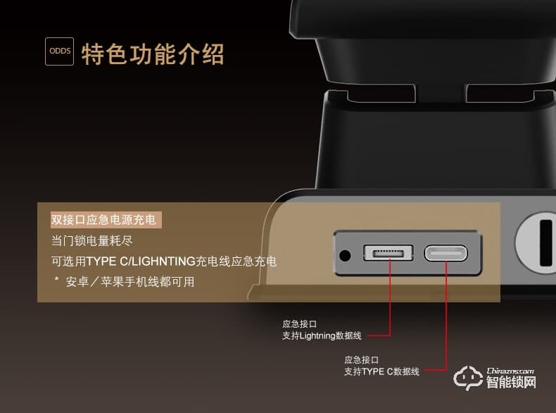 KLOCK智能锁 一诺KLOCK200全自动推拉式指纹锁