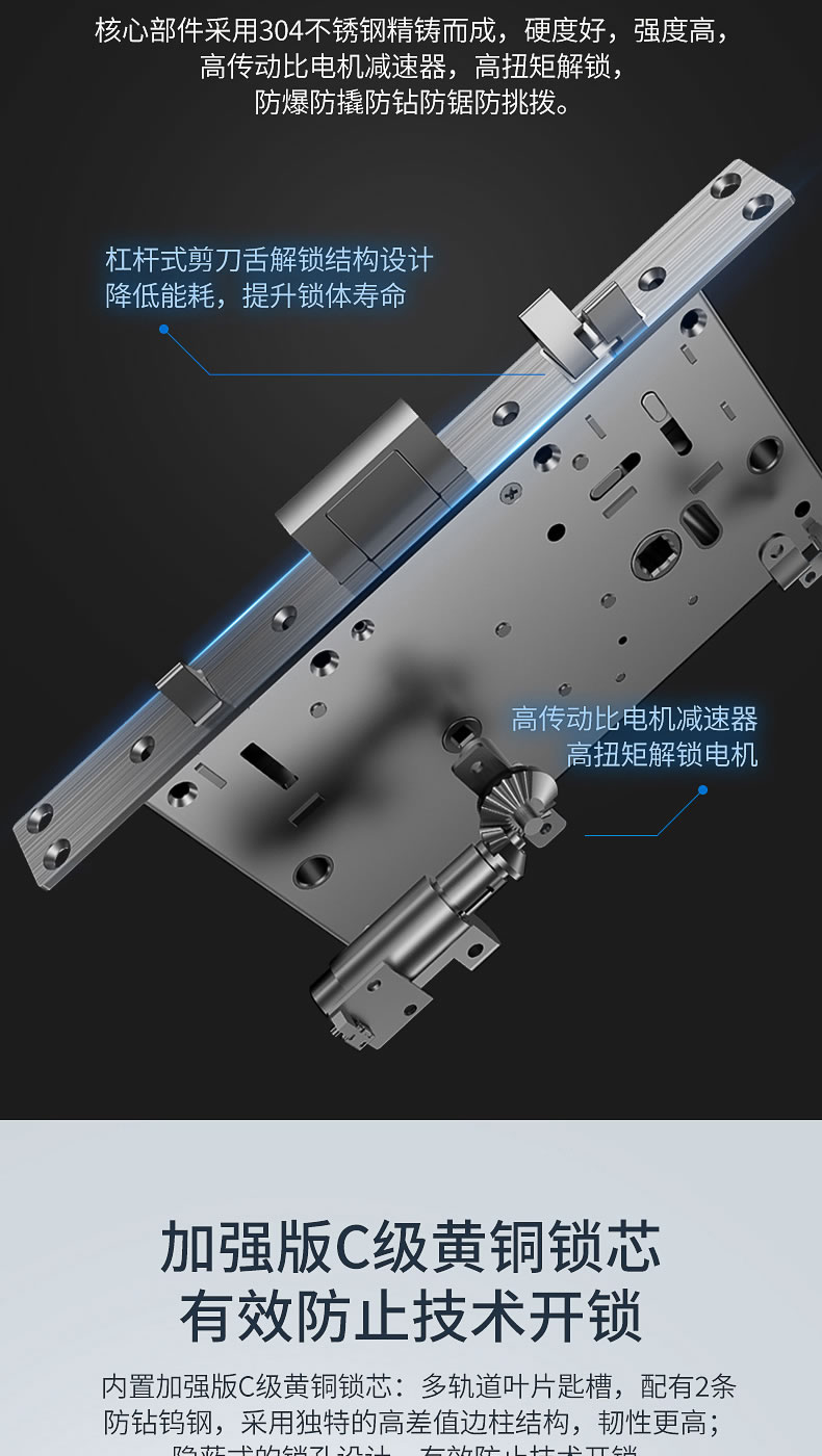 海尔Haier智能锁全自动指纹锁家用防盗门锁十大品牌电子锁推拉密码锁66P