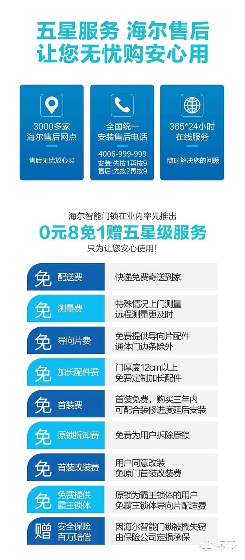 海尔智能锁S30 3D人脸解锁智享Al生活