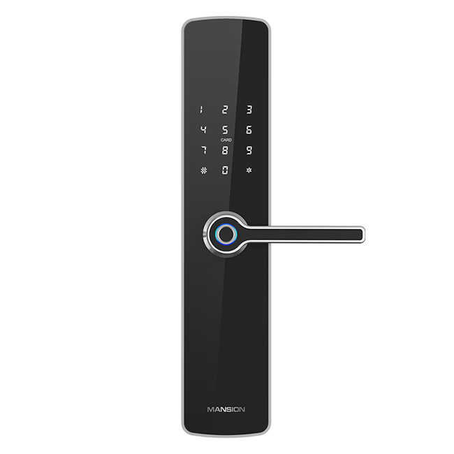 曼申指纹锁 iLock 5 家用防盗门锁 电子刷卡锁